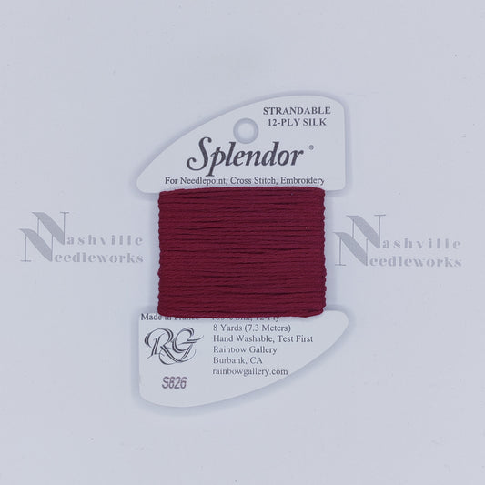 Splendor - S826 Burgundy