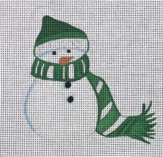 SB-X04 (TS) Snowman Green Scarf