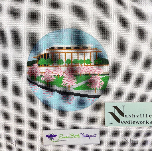 Susan Battle Needlepoint Kennedy Center SBN-X60