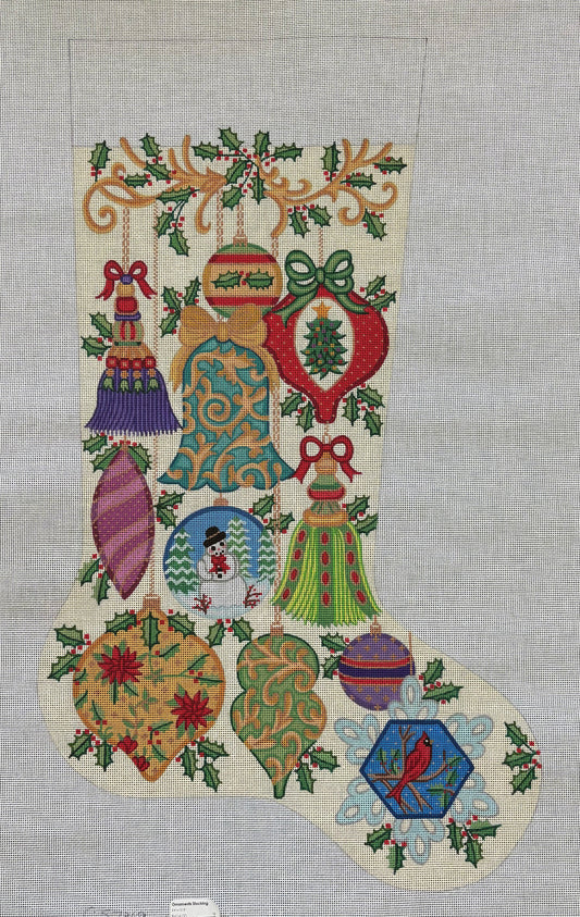 Alexa Designs Ornaments Stocking 
SC-7369
