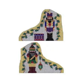CBK Needlepoint Collections Shelly Tribbey ST-SK53 Large Skate-Nutcracker