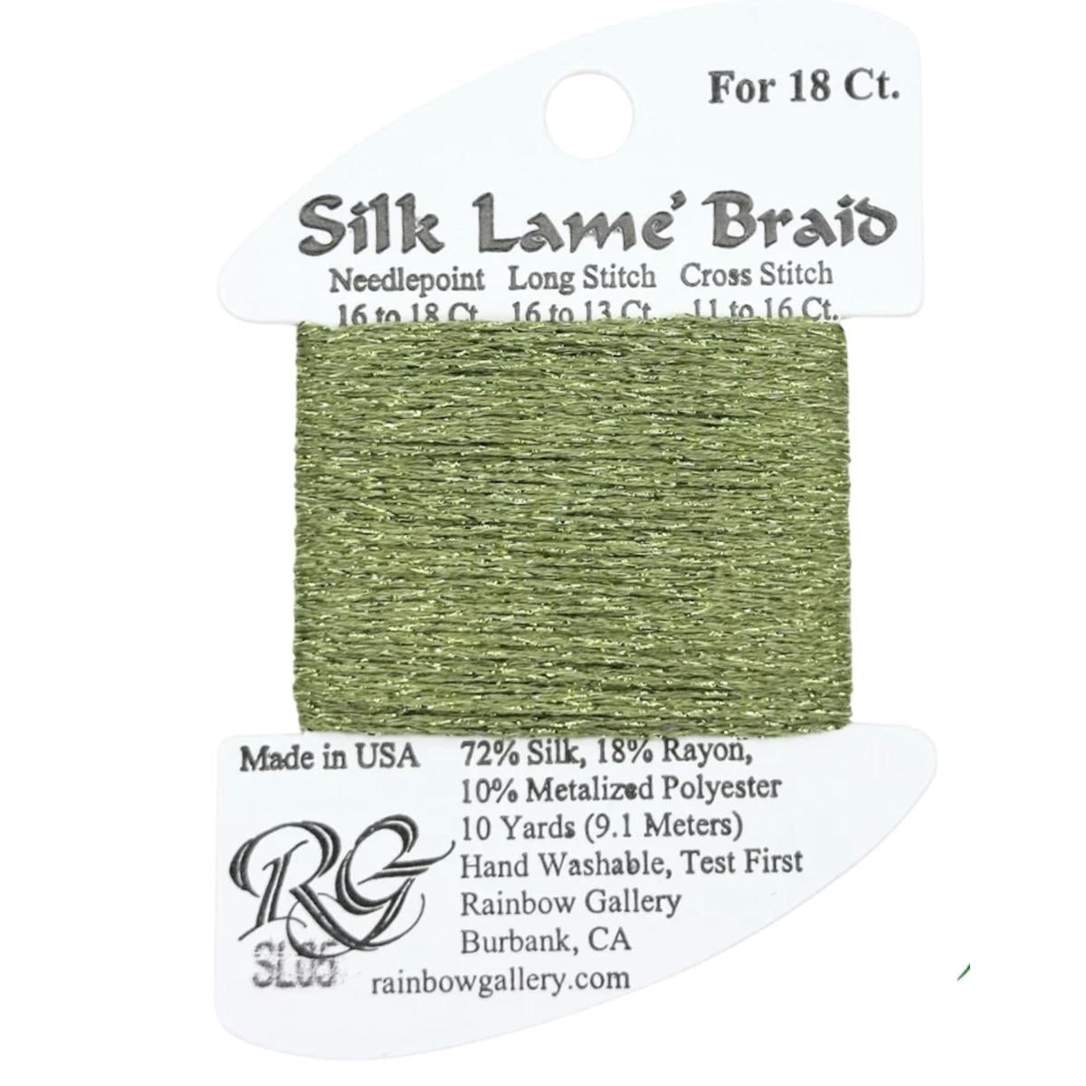 Silk Lame 18 - SL05 Avocado