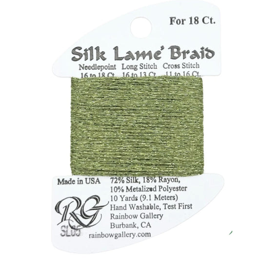 Silk Lame 18 - SL05 Avocado