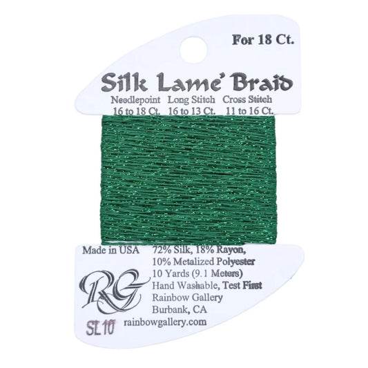 Silk Lame 18 - SL10 Green