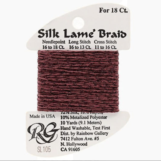 Silk Lame 18 - SL105 Wine