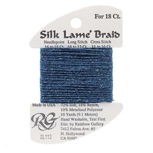 Silk Lame 18 - SL113 Dark Lagoon