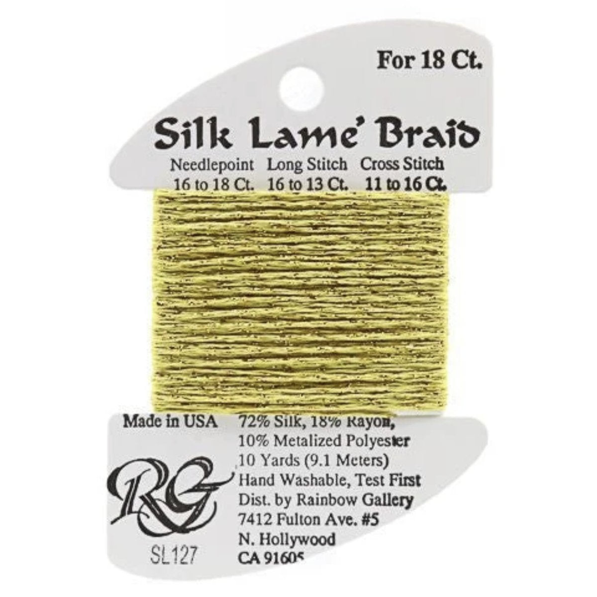 Silk Lame 18 - SL127 Golden Yarrow