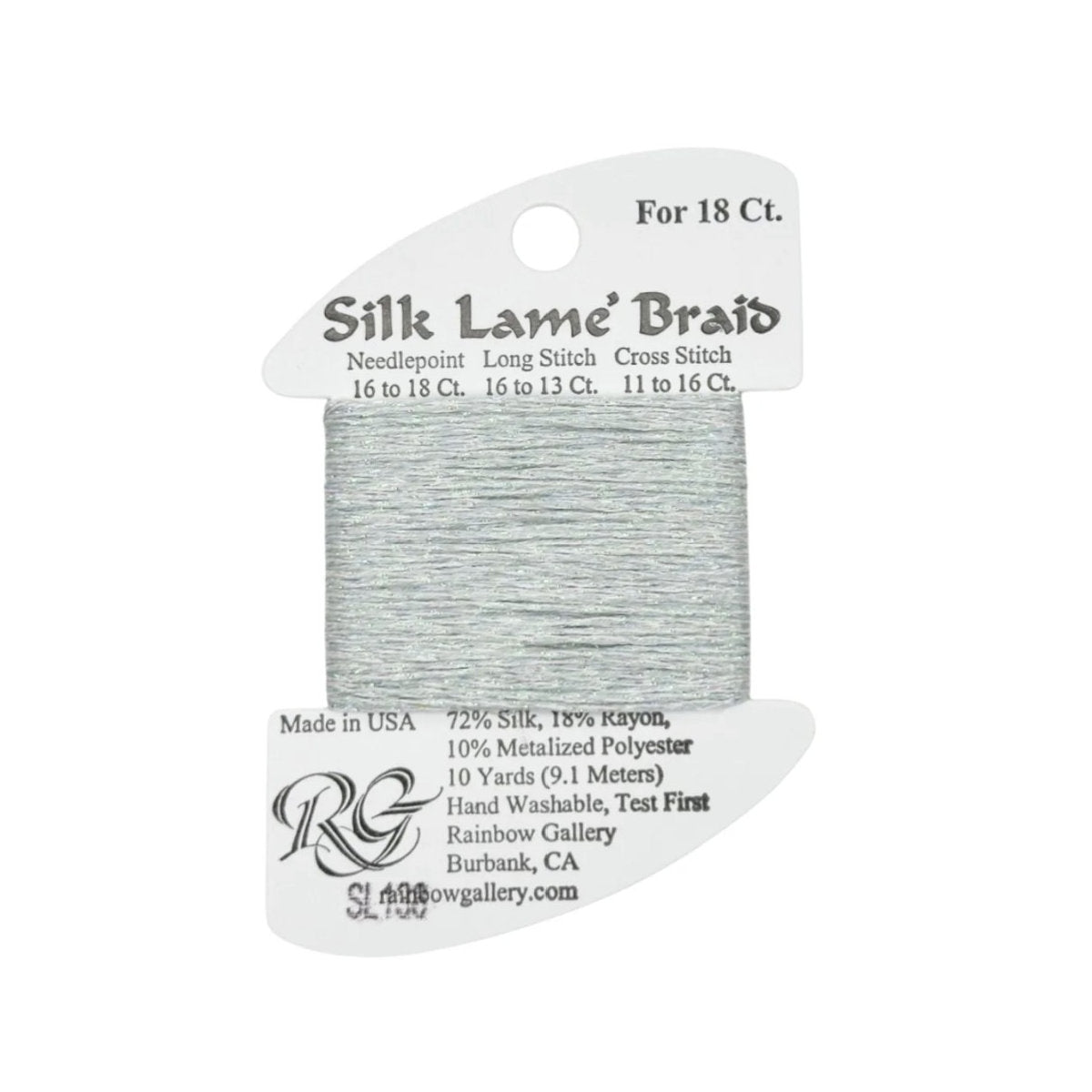 Silk Lame 18 - SL138 Glacier