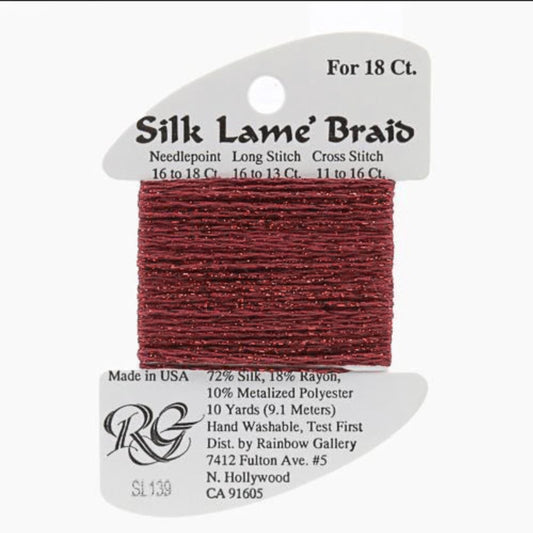 Silk Lame 18 - SL139 Cardinal