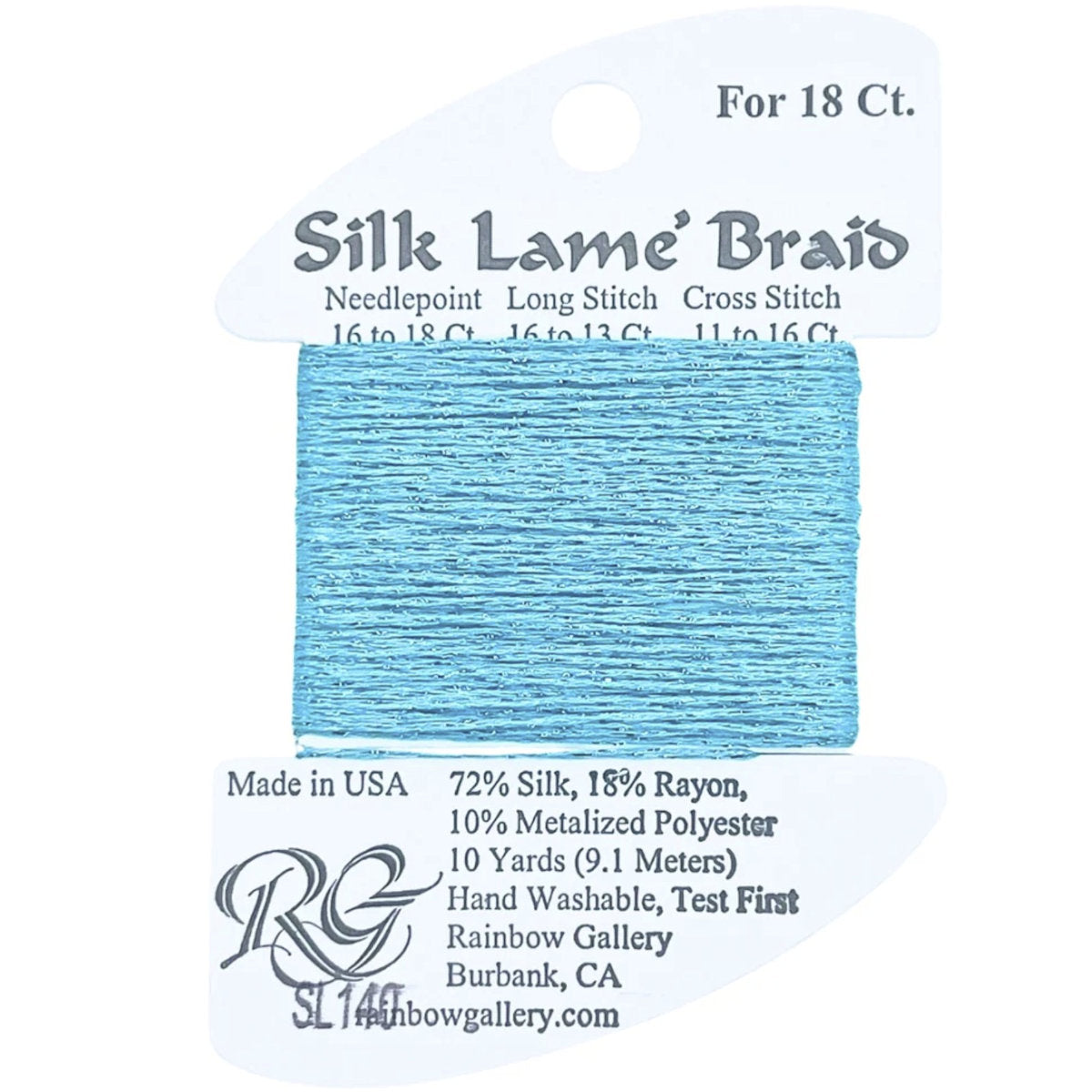 Silk Lame 18 - SL140 Jamaican Sea