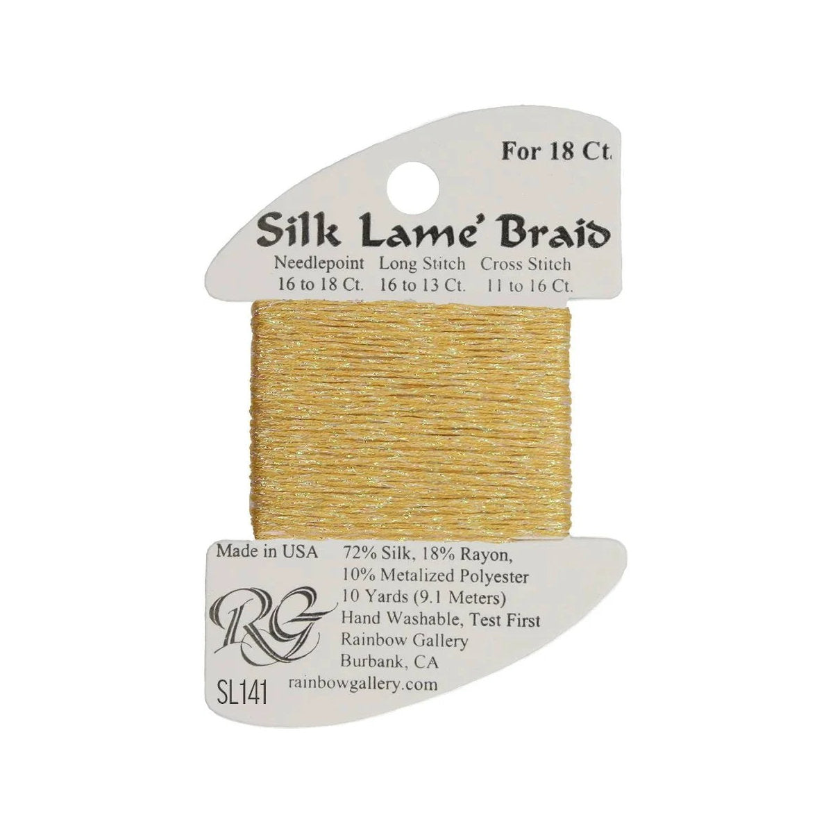 Silk Lame 18 - SL141 Pineapple