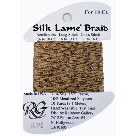 Silk Lame 18 - SL142 Toasted Almond