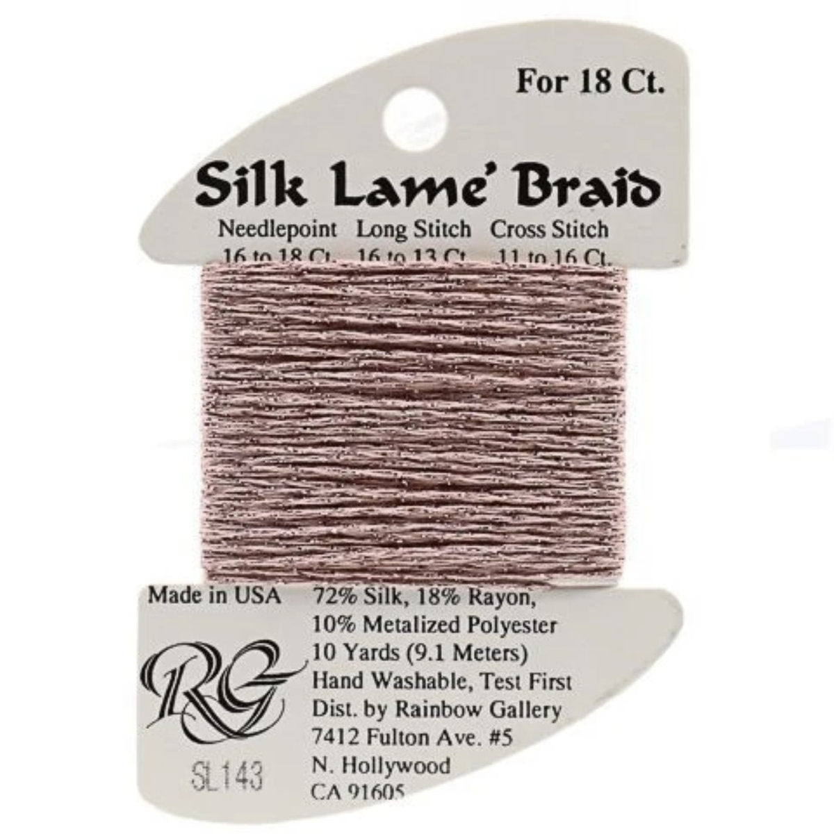 Silk Lame 18 - SL143 Cameo Pink