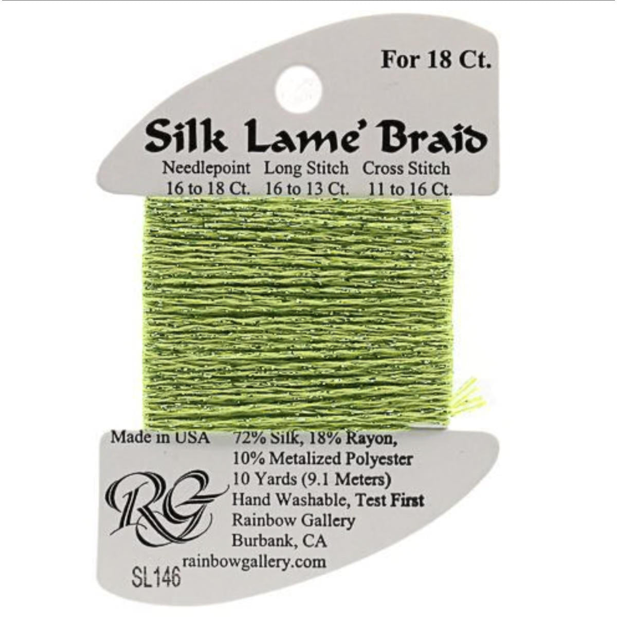 Silk Lame 18 - SL146 Apple Green