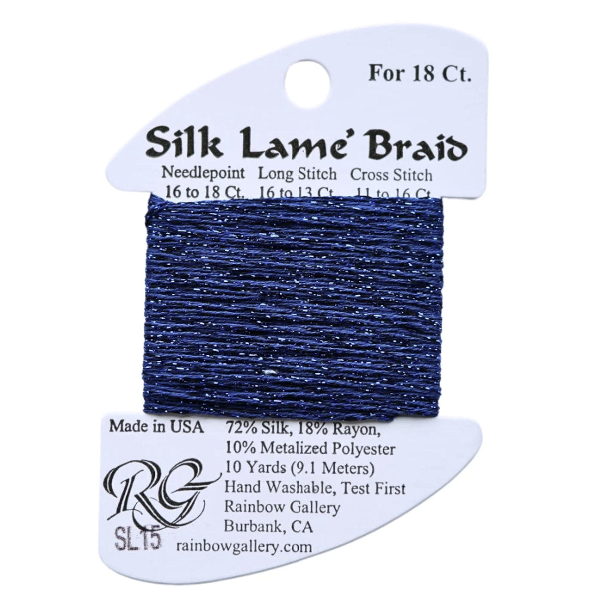 Silk Lame 18 - SL15 Dark Blue