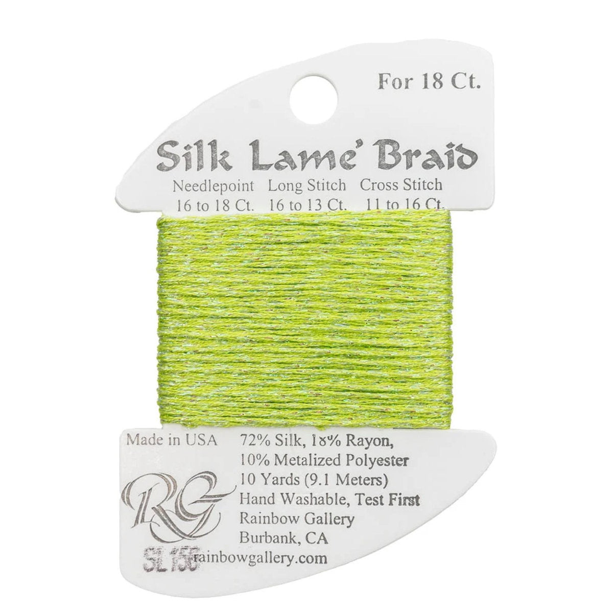 Silk Lame 18 - SL156 Kiwi
