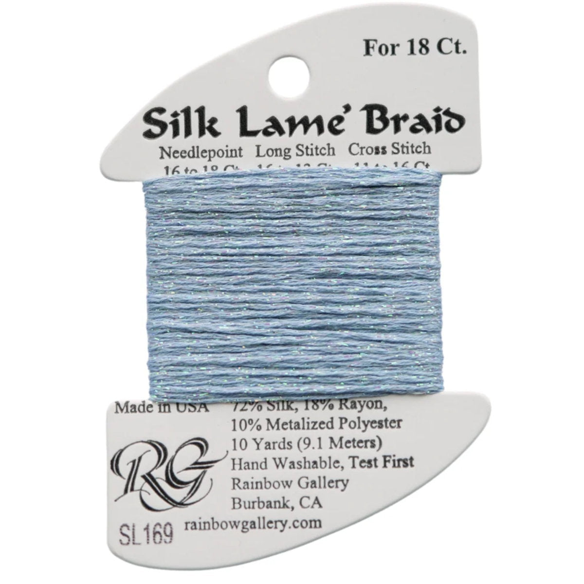 Silk Lame 18 - SL169 Blue Bell