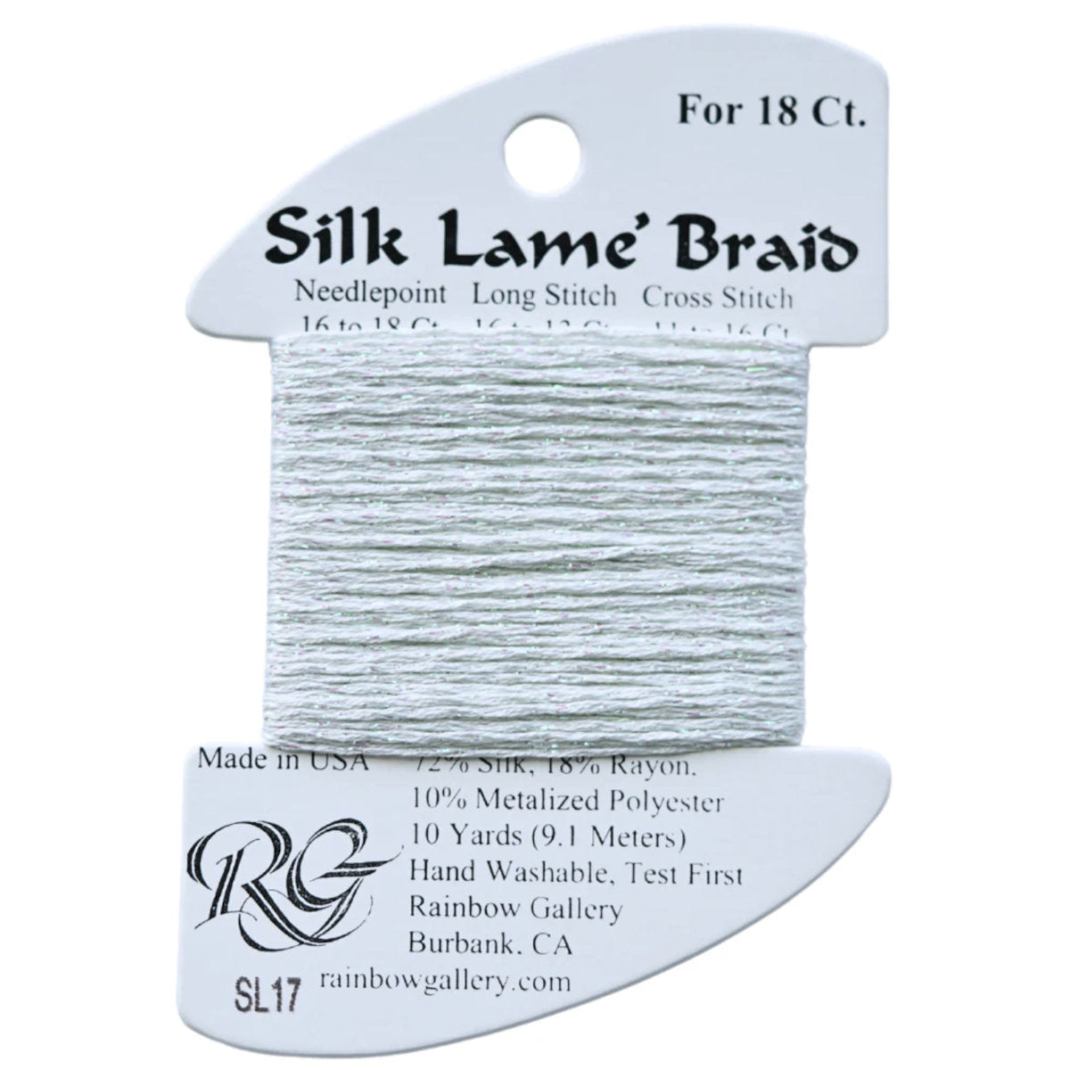 Silk Lame 18 - SL17 Lite Surf Blue