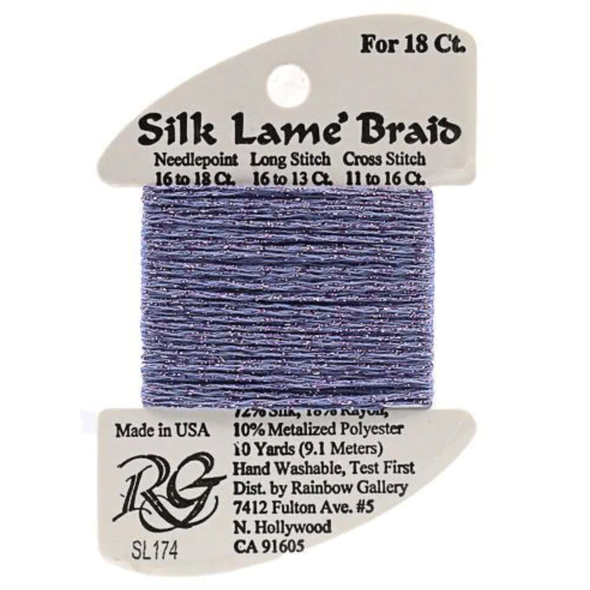 Silk Lame 18 - SL174 Periwinkle