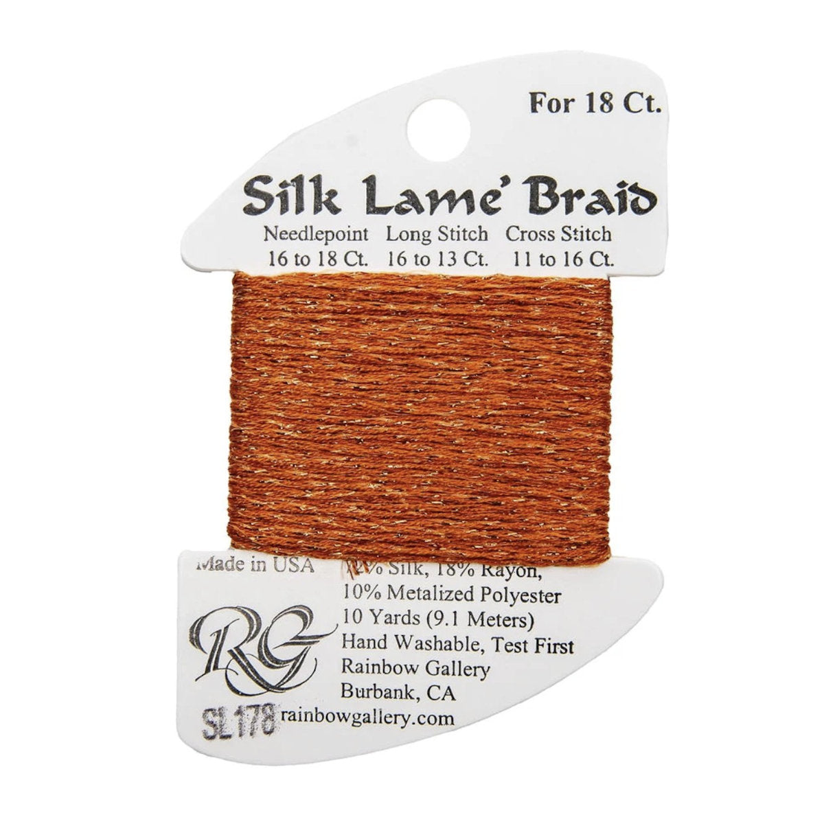 Silk Lame 18 - SL178 Persimmon