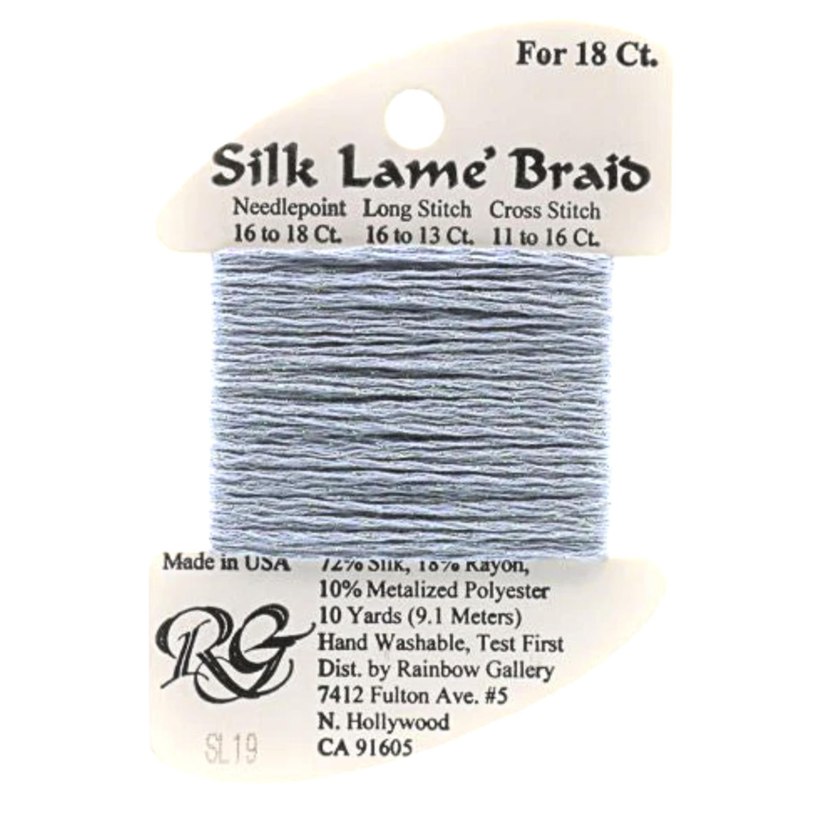 Silk Lame 18 - SL19 Antique Blue