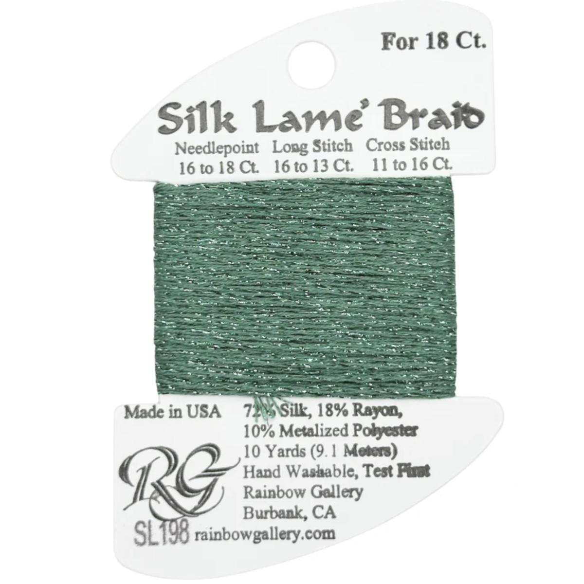 Silk Lame 18 - SL198 Wasabi