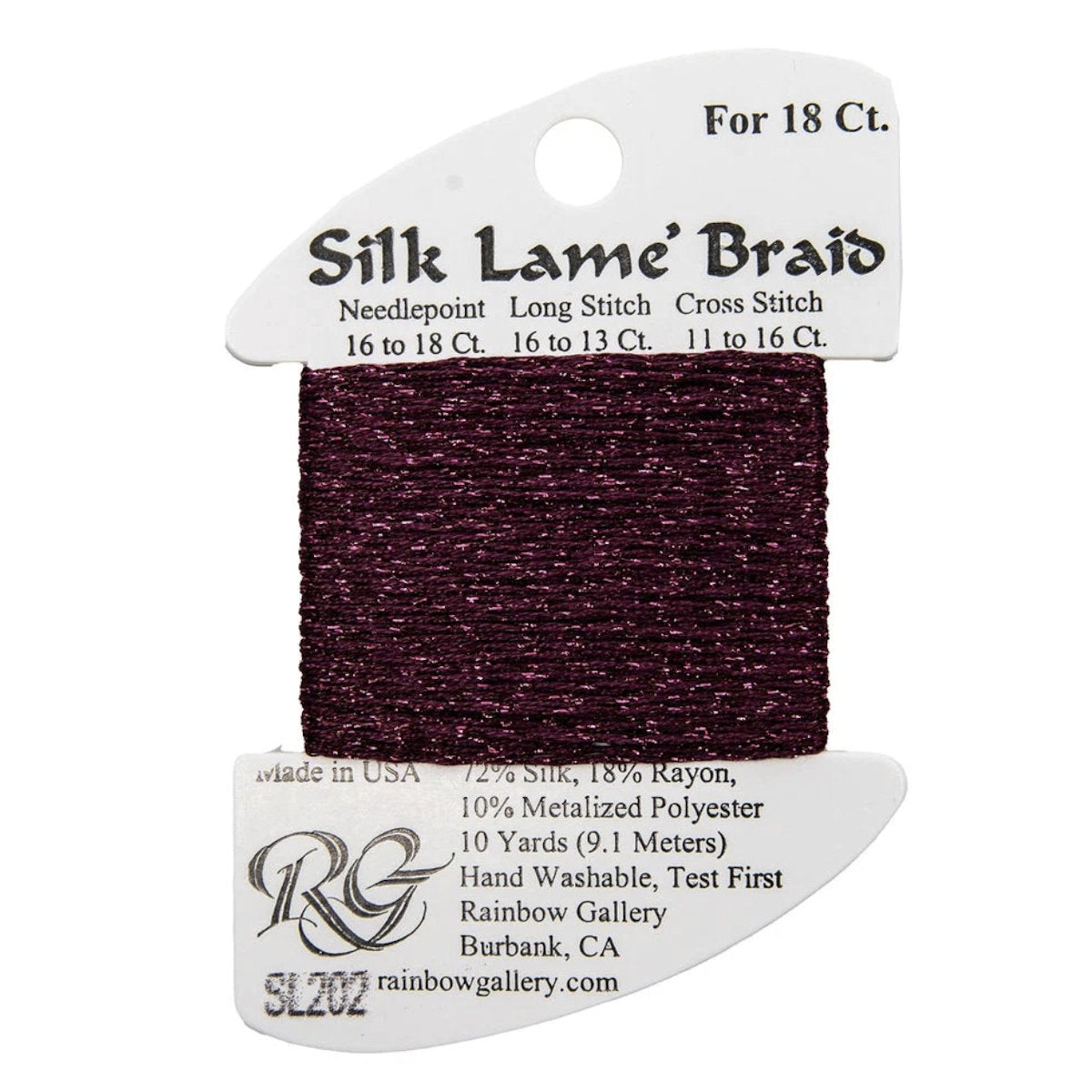 Silk Lame 18 - SL202 Wild Plum