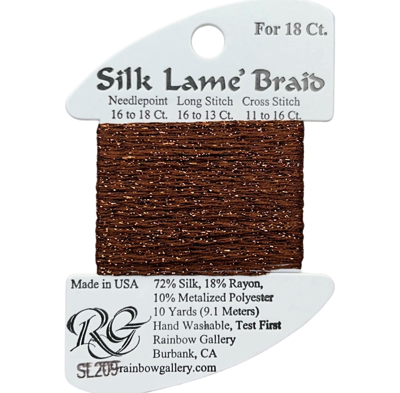 Silk Lame 18 - SL209 Gingerbread