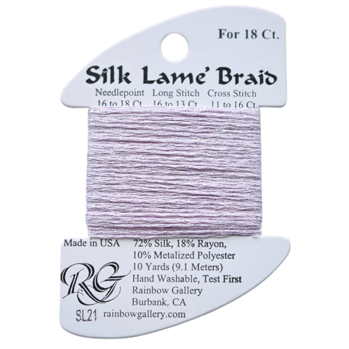 Silk Lame 18 - SL21 Lite Lavender