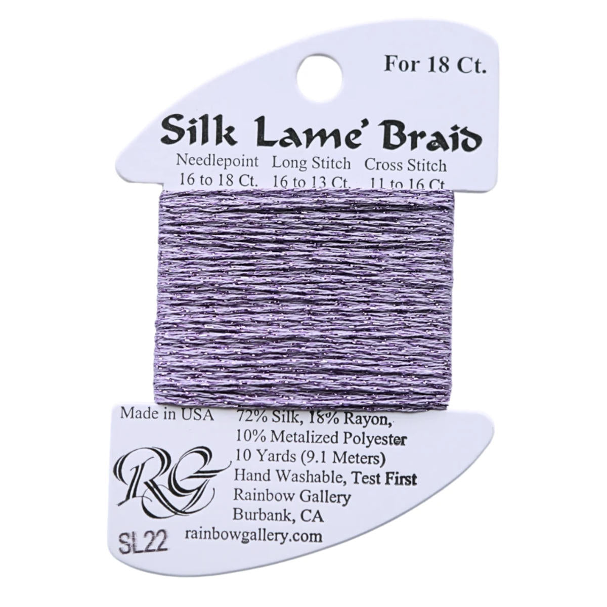 Silk Lame 18 - SL22 Lavender