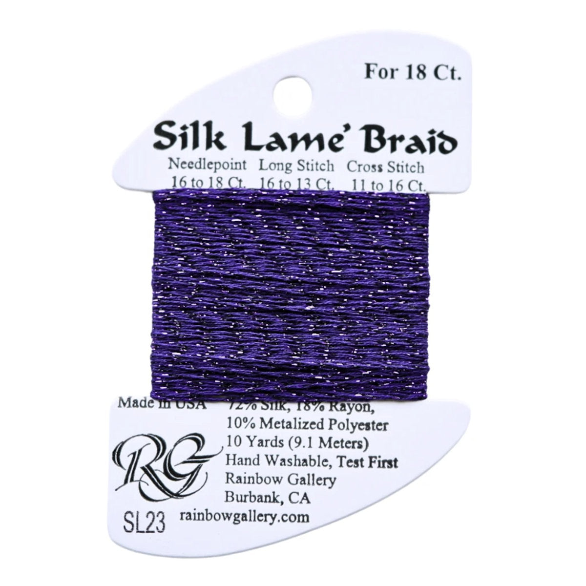 Silk Lame 18 - SL23 Dark Lavender