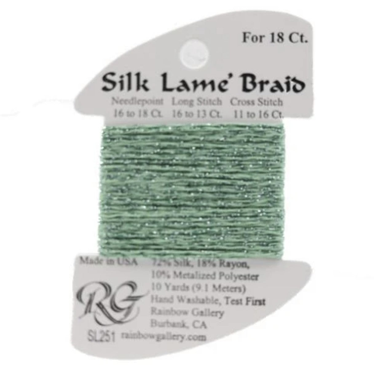Silk Lame 18 - SL251 Peppermint Patty