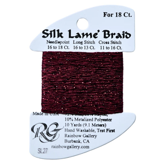 Silk Lame 18 - SL27 Garnet