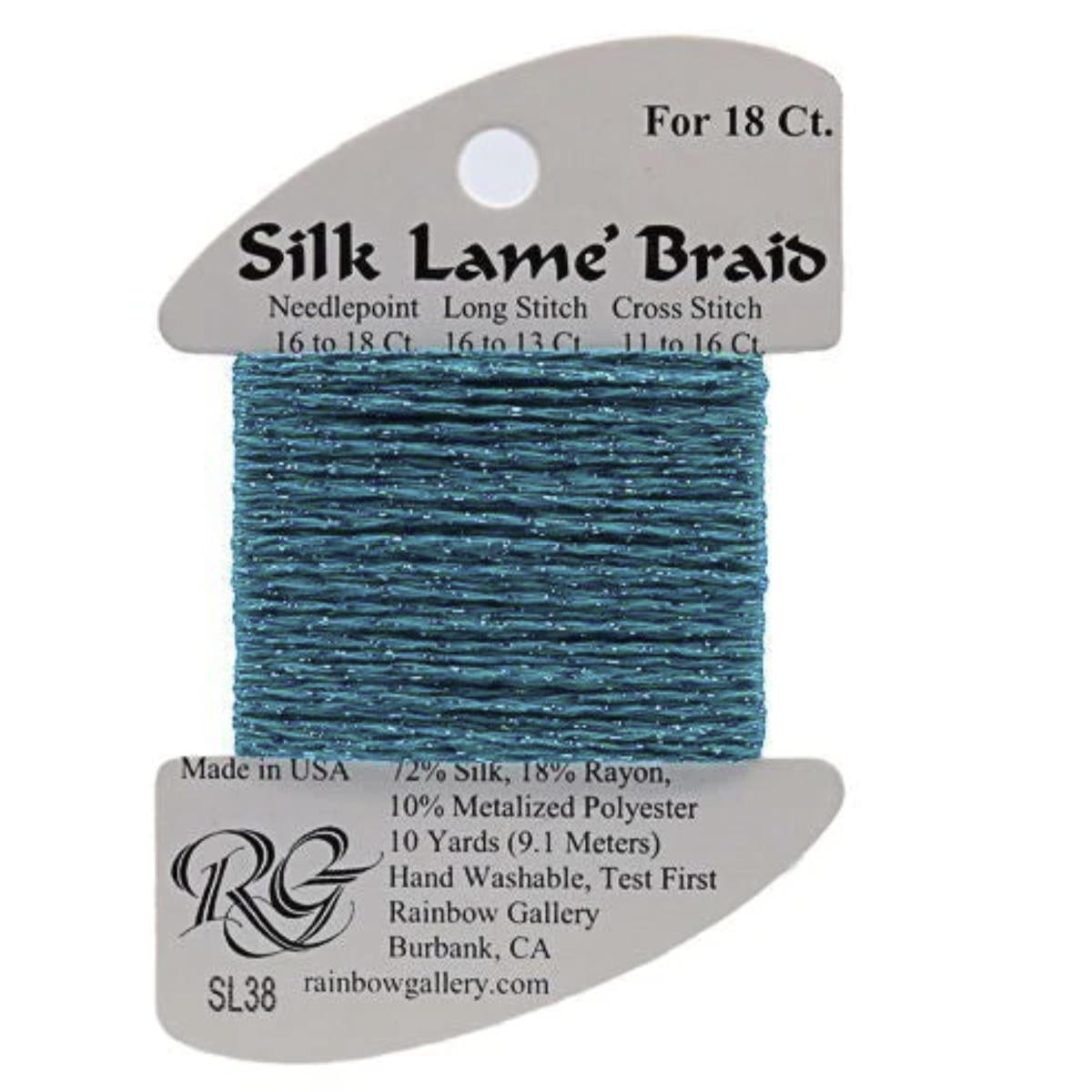 Silk Lame 18 - SL38 Caribbean