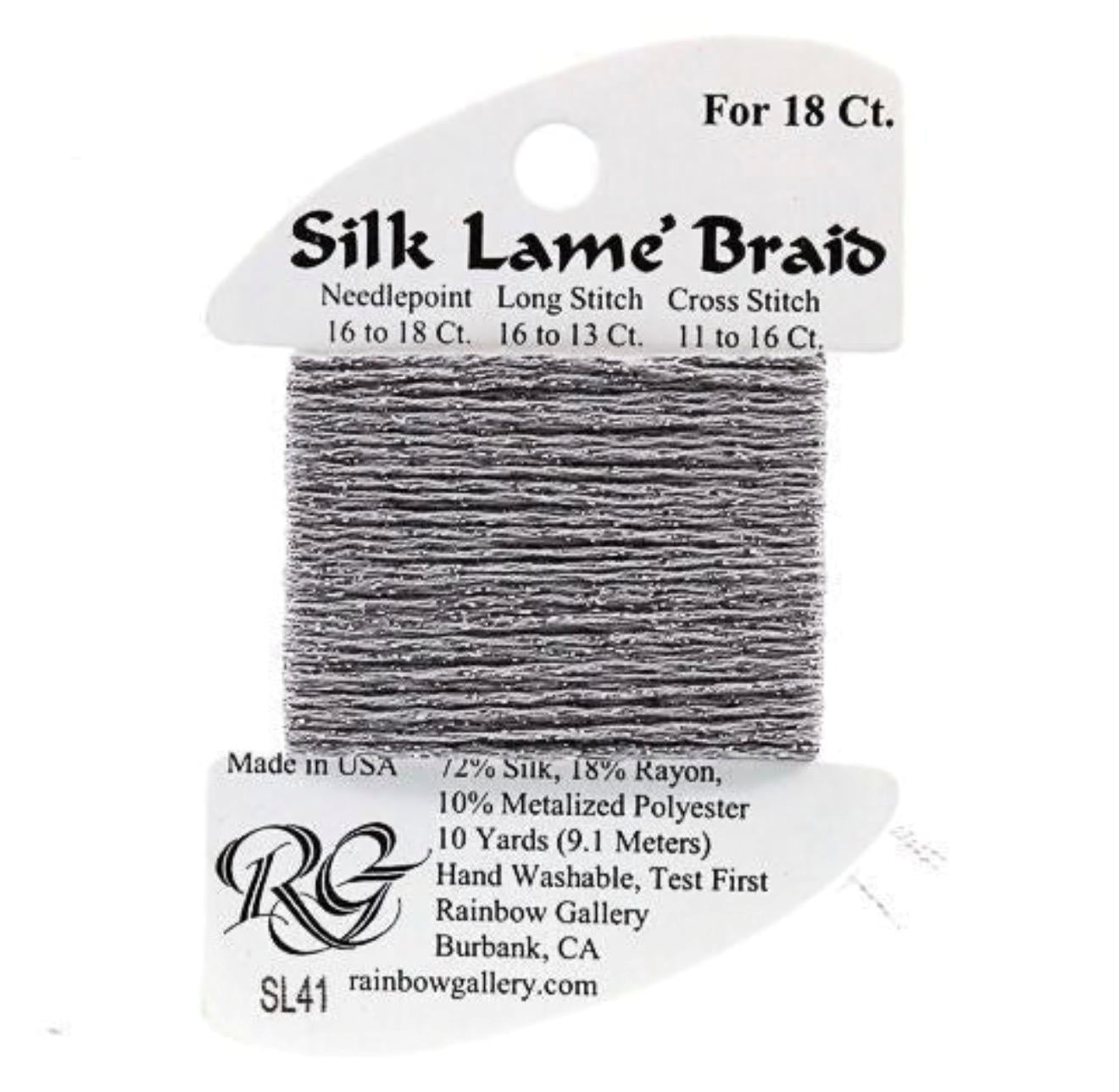 Silk Lame 18 - SL41 Pewter