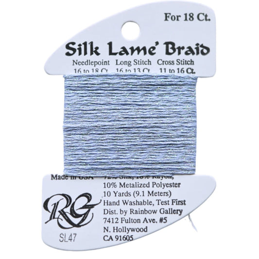 Silk Lame 18 - SL47 Lavender Blue