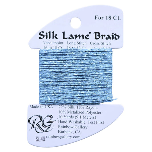 Silk Lame 18 - SL49 China Blue