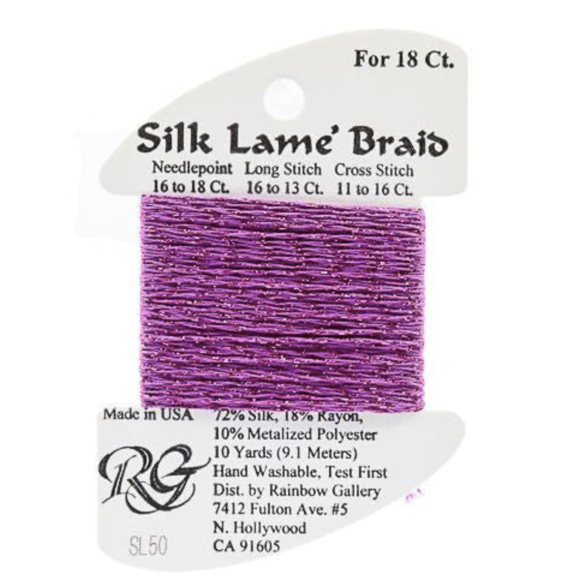 Silk Lame 18 - SL50 Fuchsia