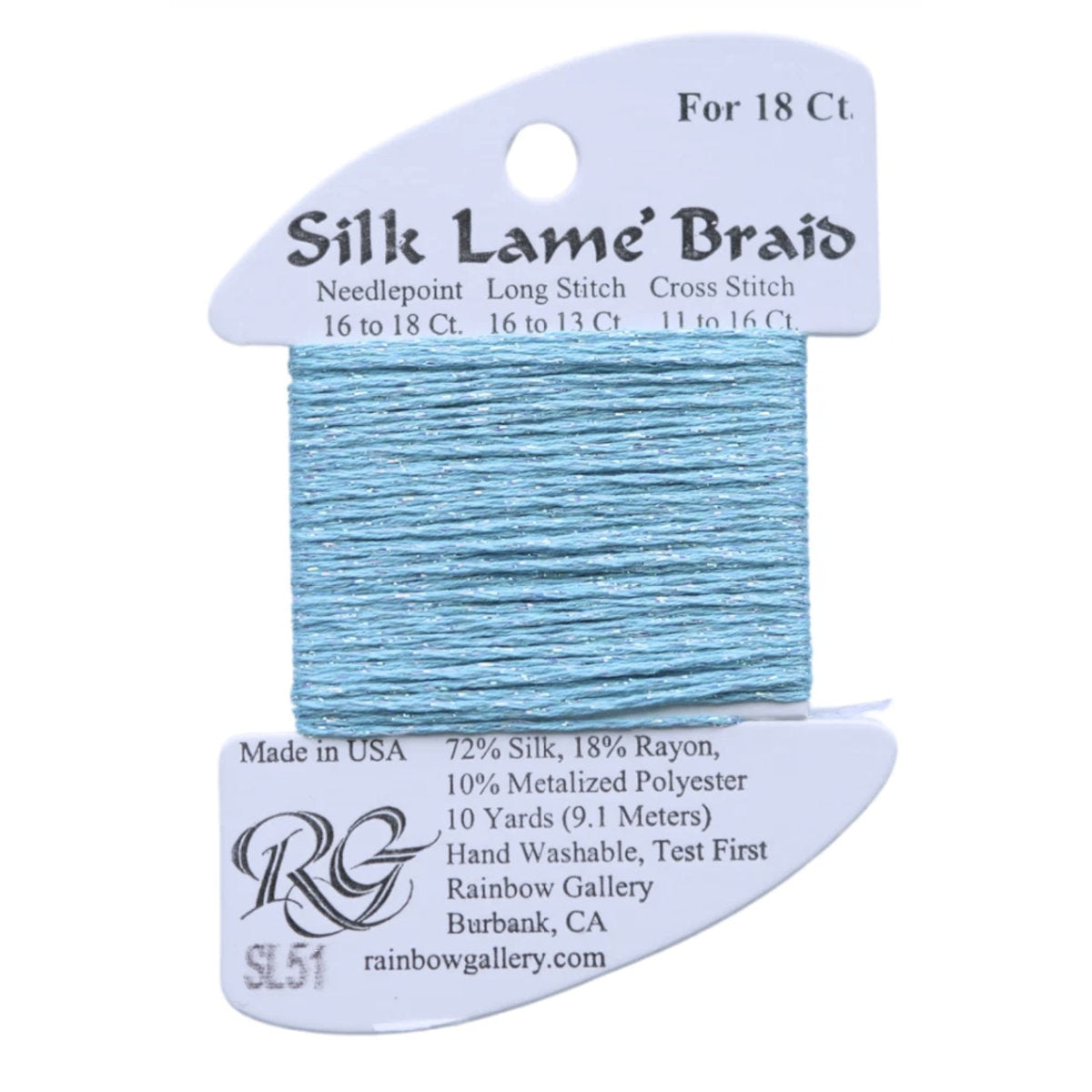 Silk Lame 18 - SL51 Turquoise