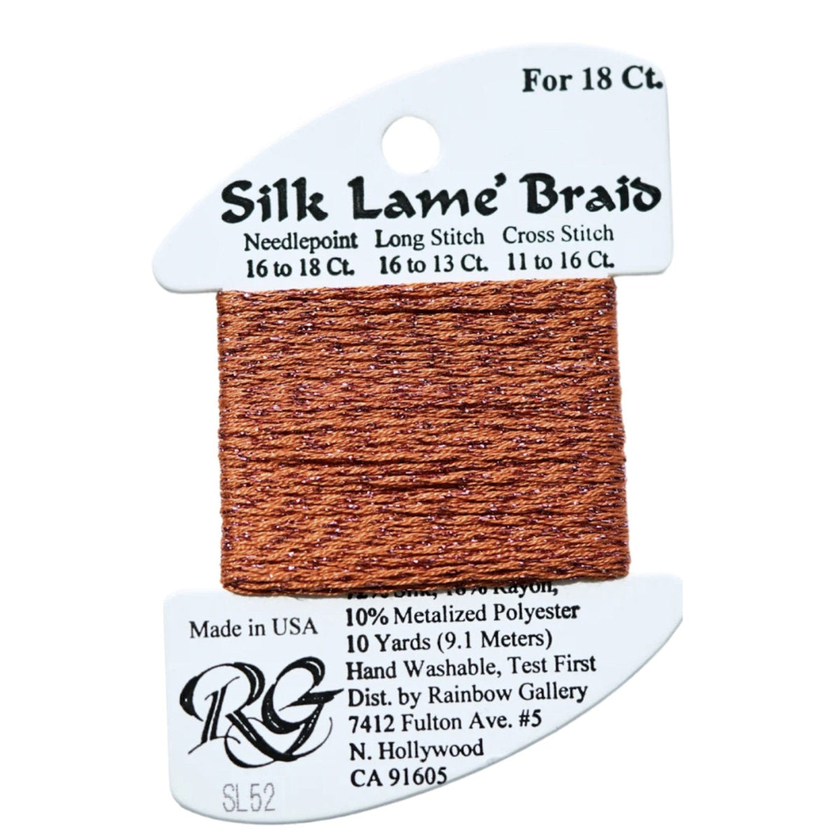Silk Lame 18 - SL52 Pumpkin