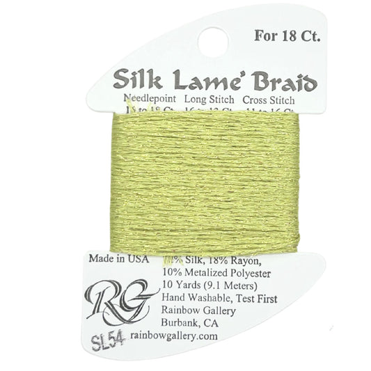 Silk Lame 18 - SL54 Lite Avocado