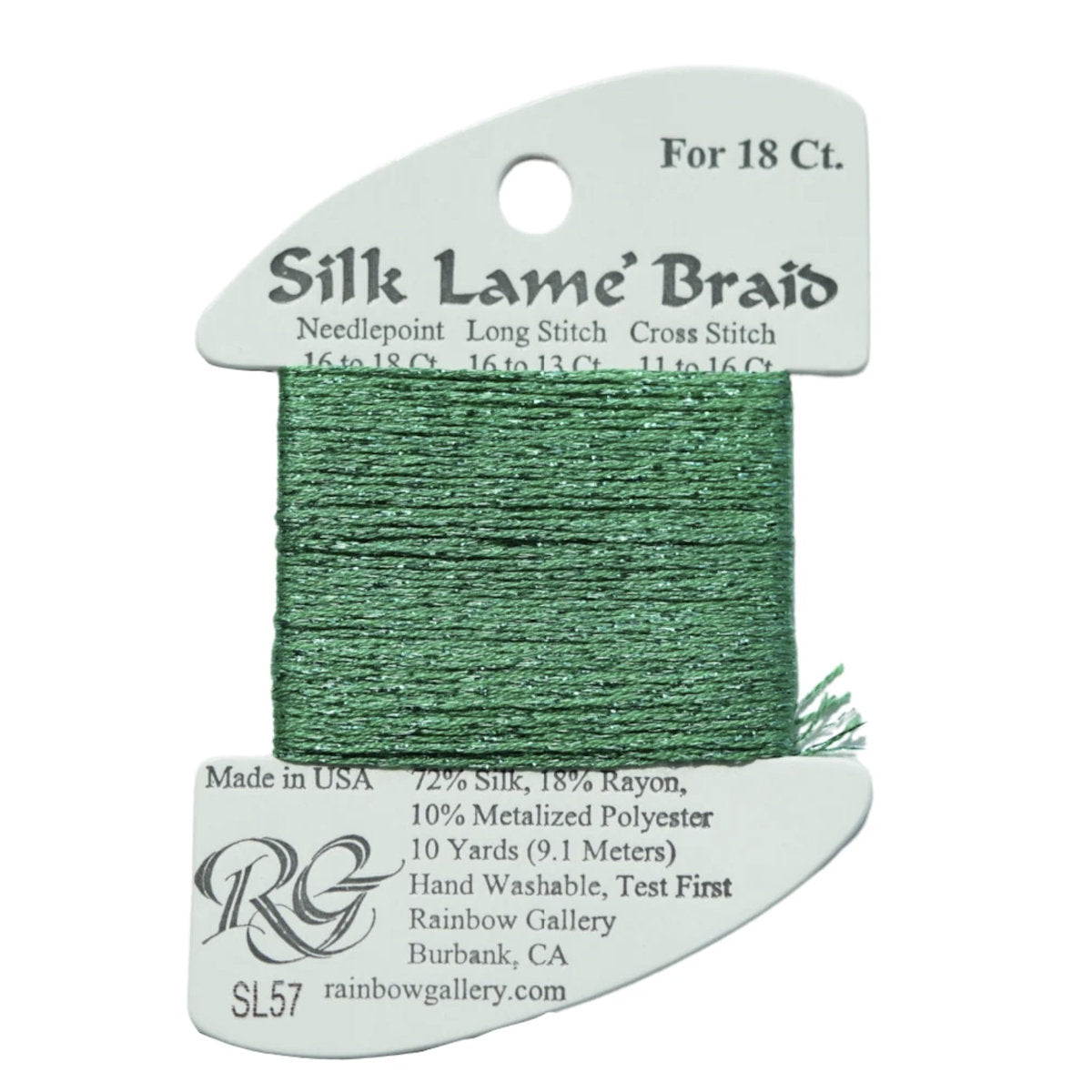 Silk Lame 18 - SL57 Christmas Green