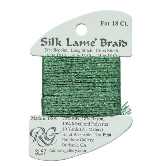 Silk Lame 18 - SL57 Christmas Green