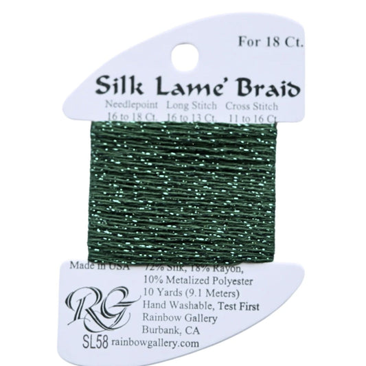Silk Lame 18 - SL57 Christmas Green