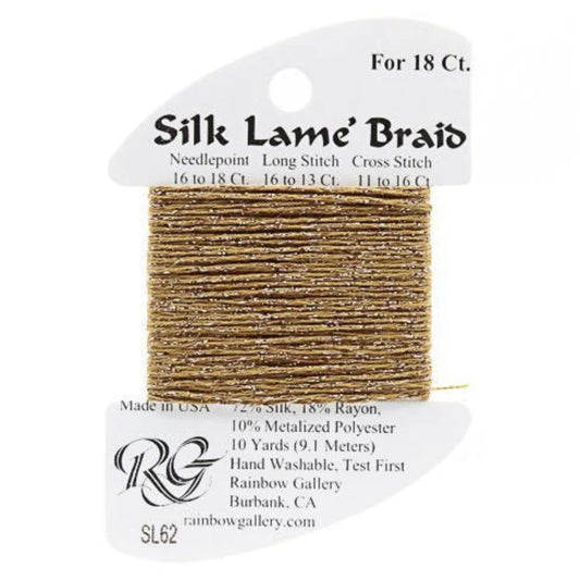 Silk Lame 18 - SL62 Dark Sand Gold