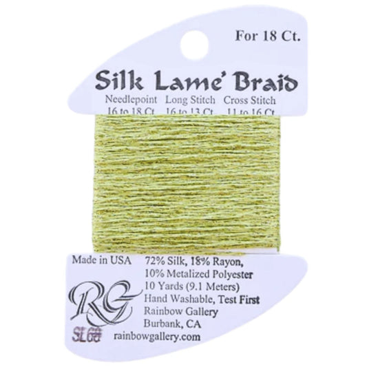 Silk Lame 18 - SL68 Pale Avocado