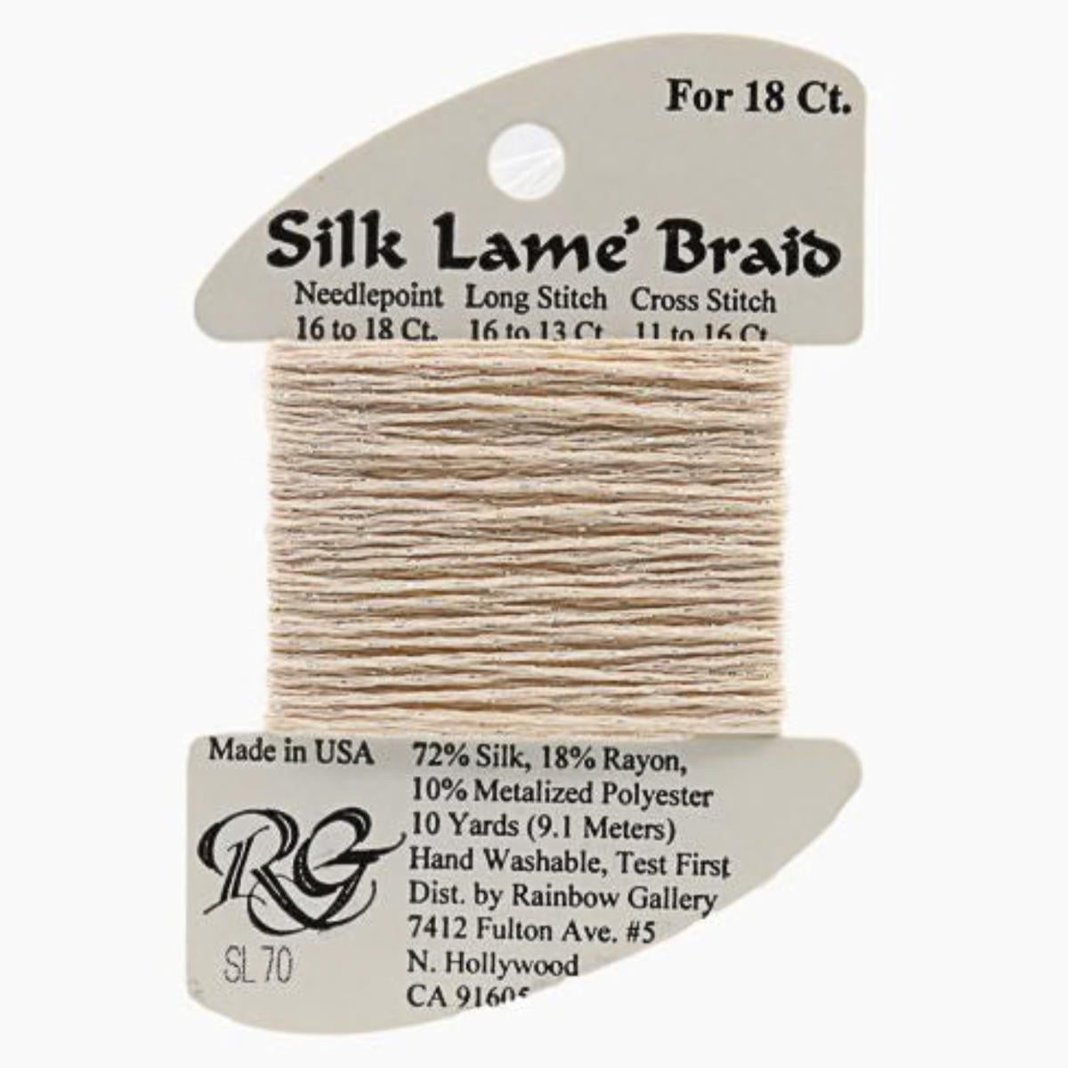 Silk Lame 18 - SL70 Lite Peach