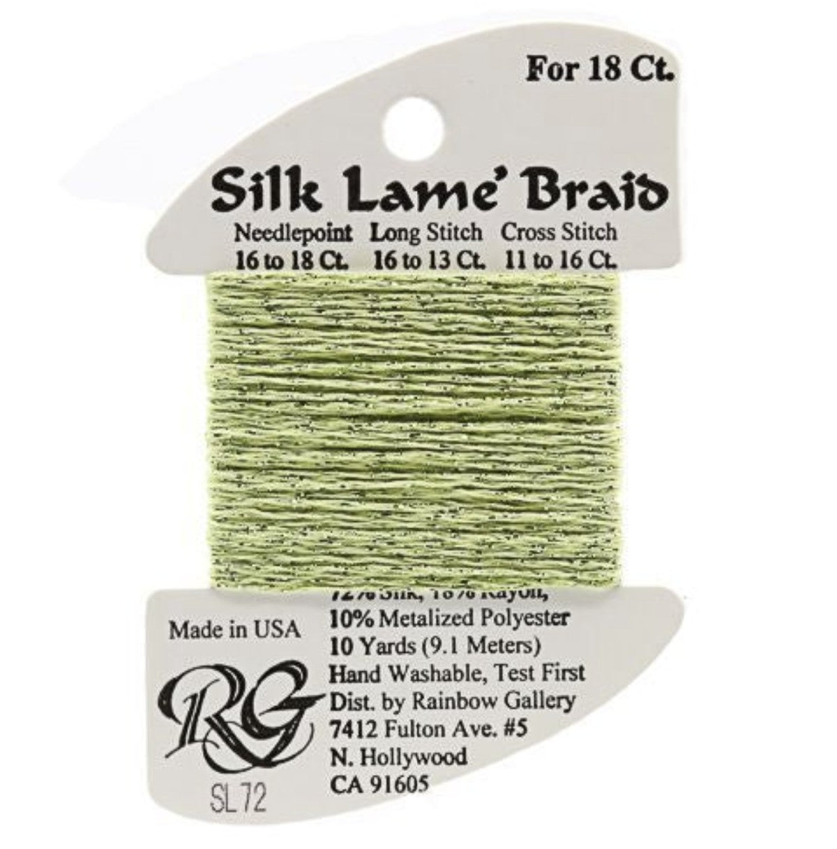Silk Lame 18 - SL72 Lite Chartreuse