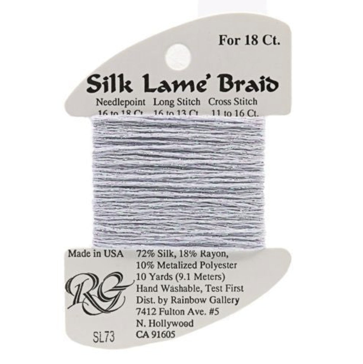 Silk Lame 18 - SL73 Pale Lavender Blue