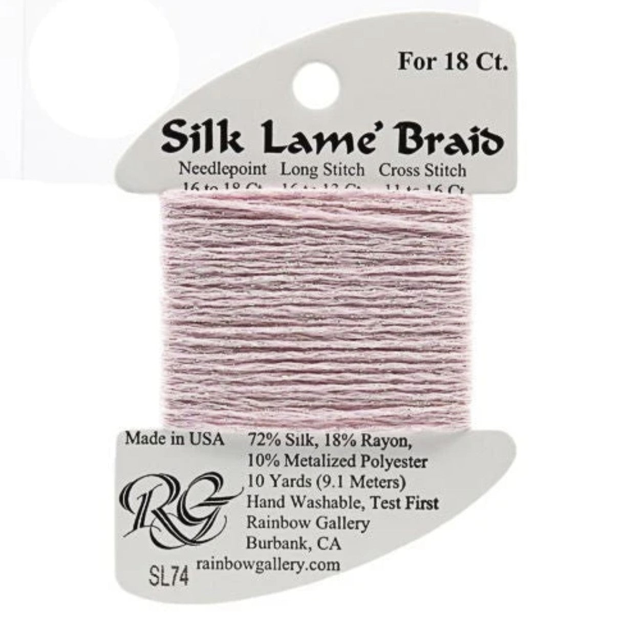 Silk Lame 18 - SL74 Pale Pink